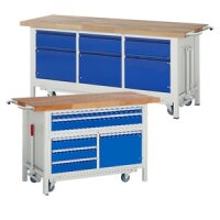 Werkbänke mit absenkbarem Fahrgestell Serie 8000