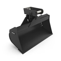 Grabenräumlöffel mit Zylinder