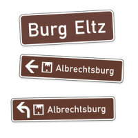 Touristische Beschilderung
