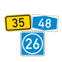 Straßen- & Anschlussstellennummern