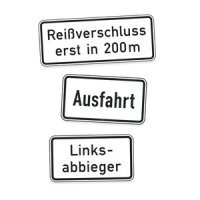 Verkehrsführung, Haltverbote & Seitenstreifen