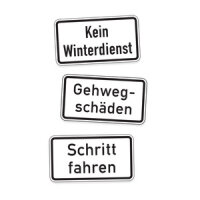 Hinweis- & Betriebsschilder