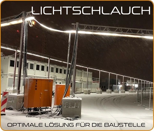 LED Lichtschlauch Lichterkette Baustellenlichterkette