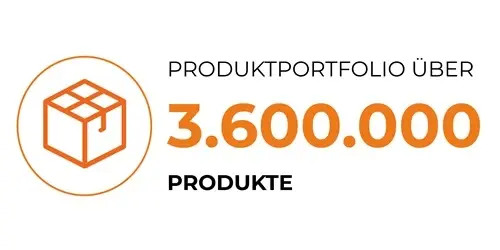 Produktportfolio von BAUSHOP NRW mit über 3.600.000 Produkten für Bau, Industrie und professionelle Baustellenversorgung.