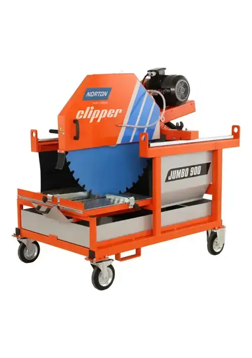 NORTON CLIPPER Blocksteinsäge JUMBO 900 400V Ø900x60 mm 70184613939 Tischsäge