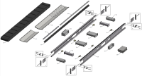 BARON Schiene oben 1300mm - rechts 31040