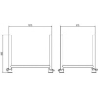 SCHAKE Stapelpalette 0,90m x 0,70m x 0,70m lackiert/ verzinkt