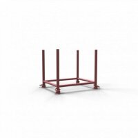 SCHAKE Stapelpalette 0,90m x 0,70m x 0,70m lackiert 50100-0 Stapelgestell Transportgestell Barrelle Gerüstpalette