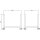 SCHAKE Stapelpalette 0,90m x 0,70m x 0,70m lackiert 50100-0 Stapelgestell Transportgestell Barrelle Gerüstpalette