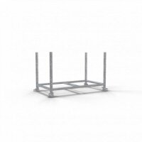 SCHAKE Stapelpalette 1,30m x 0,70m x 0,70m lackiert 50110-0 Stapelgestell Transportgestell Barrelle Gerüstpalette