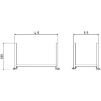 SCHAKE Stapelpalette 1,30m x 0,70m x 0,70m verzinkt 50120-0 Stapelgestell Transportgestell Barrelle Gerüstpalette