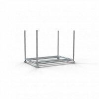 SCHAKE Transport- und Lagerpalette  1,00 m x 1,45 m x 1,06 m  verzinkt 50143 Stapelgestell Transportgestell Barrelle Gerüstpalette