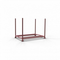 SCHAKE Transport- und Lagerpalette  1,00 m x 1,45 m x 1,06 m  lackiert 50144 Stapelgestell Transportgestell Barrelle Gerüstpalette