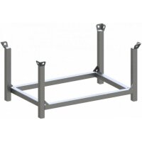 SCHAKE Stapelpalette für DB-Flachpaletten für 4 DB-Flachpaletten Füllhöhe 0,50m 50114-50