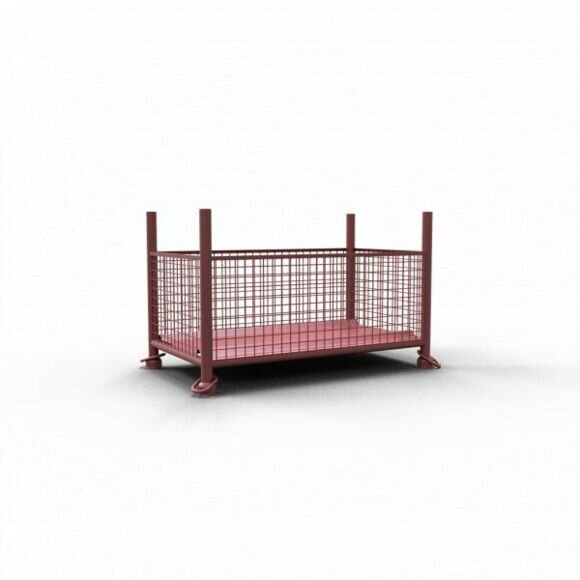 SCHAKE Gitterboxpalette 1,30m x 0,70m x 0,50m  lackiert 50300-0