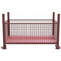 SCHAKE Gitterboxpalette 1,30m x 0,70m x 0,50m  lackiert 50300-0