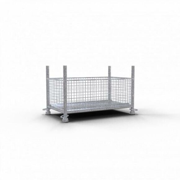 SCHAKE Gitterboxpalette 1,30m x 0,70m x 0,50m verzinkt  50310-0