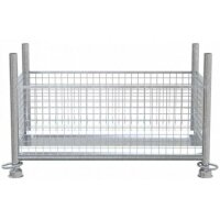 SCHAKE Gitterboxpalette 1,30m x 0,70m x 0,50m verzinkt  50310-0