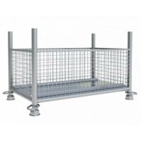 SCHAKE Gitterboxpalette 1,30m x 0,70m x 0,50m verzinkt  50310-0