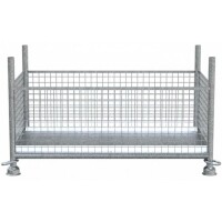 SCHAKE Gitterboxpalette 1,43m x 0,87m x 0,50m verzinkt 50330-0 Gitterboxgestell