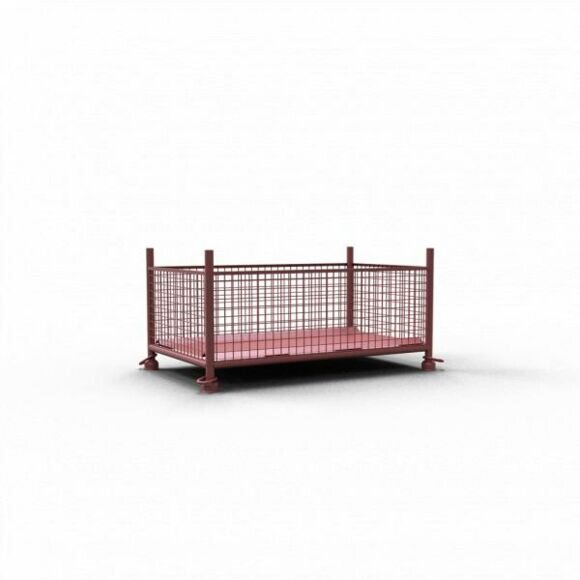 SCHAKE Gitterboxpalette 1,50m x 0,87m x 0,50m lackiert 50340-0 Gitterboxgestell