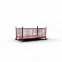 SCHAKE Gitterboxpalette 1,50m x 0,87m x 0,50m lackiert 50340-0 Gitterboxgestell