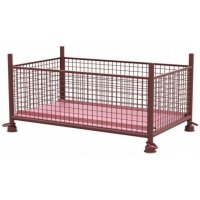 SCHAKE Gitterboxpalette 1,50m x 0,87m x 0,50m lackiert 50340-0 Gitterboxgestell