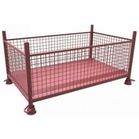 SCHAKE Gitterboxpalette 1,50m x 0,87m x 0,50m lackiert 50340-0 Gitterboxgestell