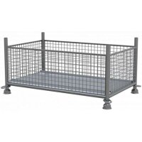 SCHAKE Gitterboxpalette 1,50m x 0,87m x 0,50m verzinkt 50350-0 Gitterboxgestell