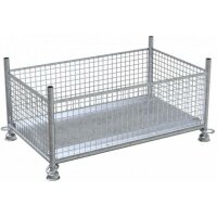 SCHAKE Gitterboxpalette 1,50m x 0,87m x 0,50m verzinkt 50350-0 Gitterboxgestell