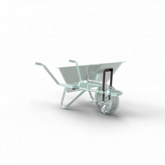 SCHAKE Muldenstütze Muldenstütze für Schubkarre, Typ Geselle und Polier, lackiert 520M