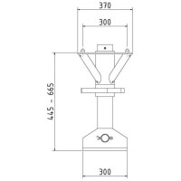 SCHAKE Endstück mit Spindel KN400  70800