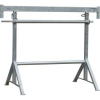 SCHAKE Kurbel-Gerüstbock Breite: 1,50m Höhe: 1,20m - 1,95m verzinkt 10129V Kurbelbock Kurbelgerüstbock