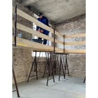 SCHAKE Gerüstdielen Sortenklasse S10 Maße: 45 x 240 mm Länge: 4500 mm 103045 Holzbohle Holzdiehle