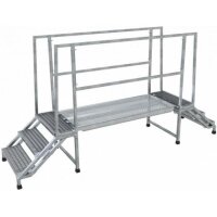 SCHAKE Systembohle aus Stahl  Länge: 2,00 m 103220