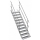 SCHAKE Bautreppen Breite 700mm 10 Stufen 716010 Baustellentreppe Außentreppe