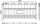 Schake Euro2 Absperrschrankengitter V33520K Typ Nox Light, Kunststoff, 2,00 m
