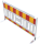 Schake EURO2 Absperrschrankengitter Typ NOX LIGHT 33520KSK-F Kunststoff Rot/Gelb, mit Flachfüßen, 2,10 m
