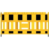 SCHAKE EURO2 Absperrschrankengitter GELB Schrankentyp NOX gelb / schwarz Folie Typ RA1/A ohne Lampenadapter 33420K-I Schrankenzaun Absperrschranken