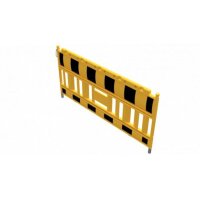SCHAKE EURO2 Absperrschrankengitter GELB Schrankentyp NOX gelb / schwarz Folie Typ RA1/A ohne Lampenadapter 33420K-I Schrankenzaun Absperrschranken
