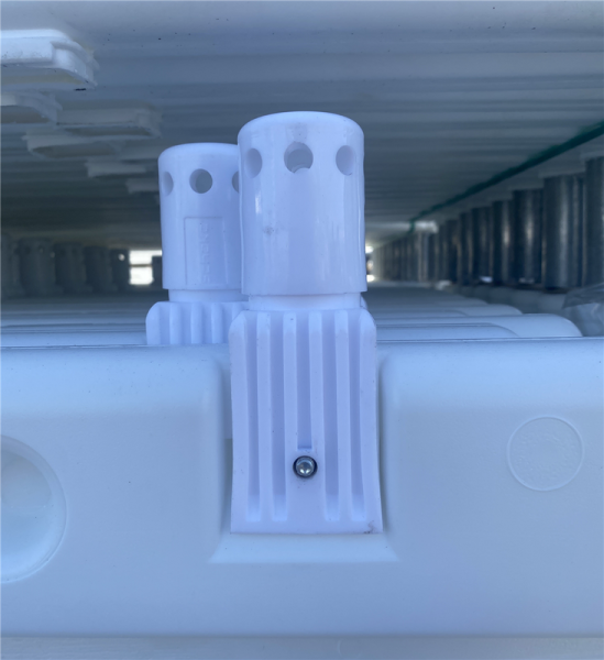 Schake Adapter für Schrankenzaun BS126-V33325 aus Kunststoff, für Typ NOX, für alle gängigen Lampentypen