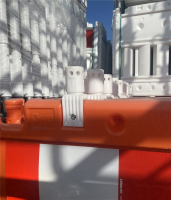 Schake Adapter für Schrankenzaun BS126-V33325 aus Kunststoff, für Typ NOX, für alle gängigen Lampentypen