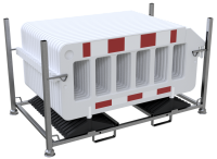Schake Absperrgitter Set 33320KDRF-SET Kunststoff...