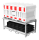 Schake Absperrschrankengitter Set V33420KSET mit 20 Gittern und 21 TL-Fußplatten K1 (30 kg) auf Lager- und Transporttraverse