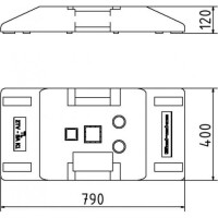 SCHAKE TL-Fußplatte  nach K1 28 kg     31991