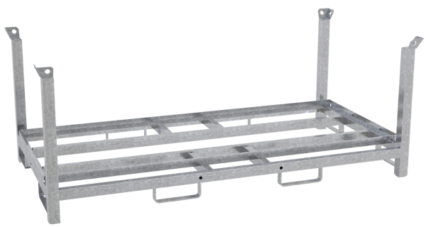 Schake Lager- und Transporttraverse 3B214 verzinkt, für 30 K1 Fußplatten, 4-fach stapelbar
