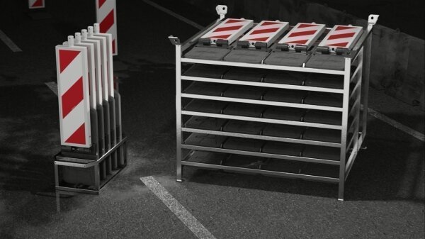 Schake Transportbox 36080-1 für 5 Klappbaken, mit Tragegriffen