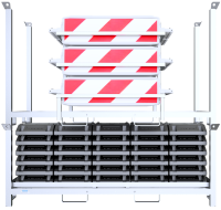 Schake Lager- und Transportpalette 3B214-2 verzinkt,...