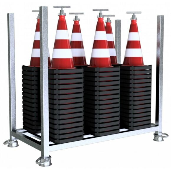 SCHAKE Leitkegel SET mit 90 Stück 3L530TL 3L500TL2-SET Pylon