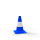 Schake Leitkegel BS126-V3LB Blau, Tagesleuchtend, Stapelbar
